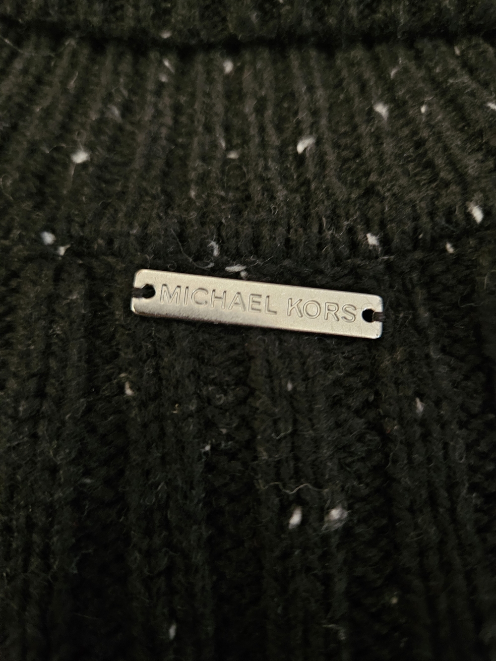 Michael Kors Dark Charcoal Ribbed Turtleneck Sweater - Picture 4 of 4